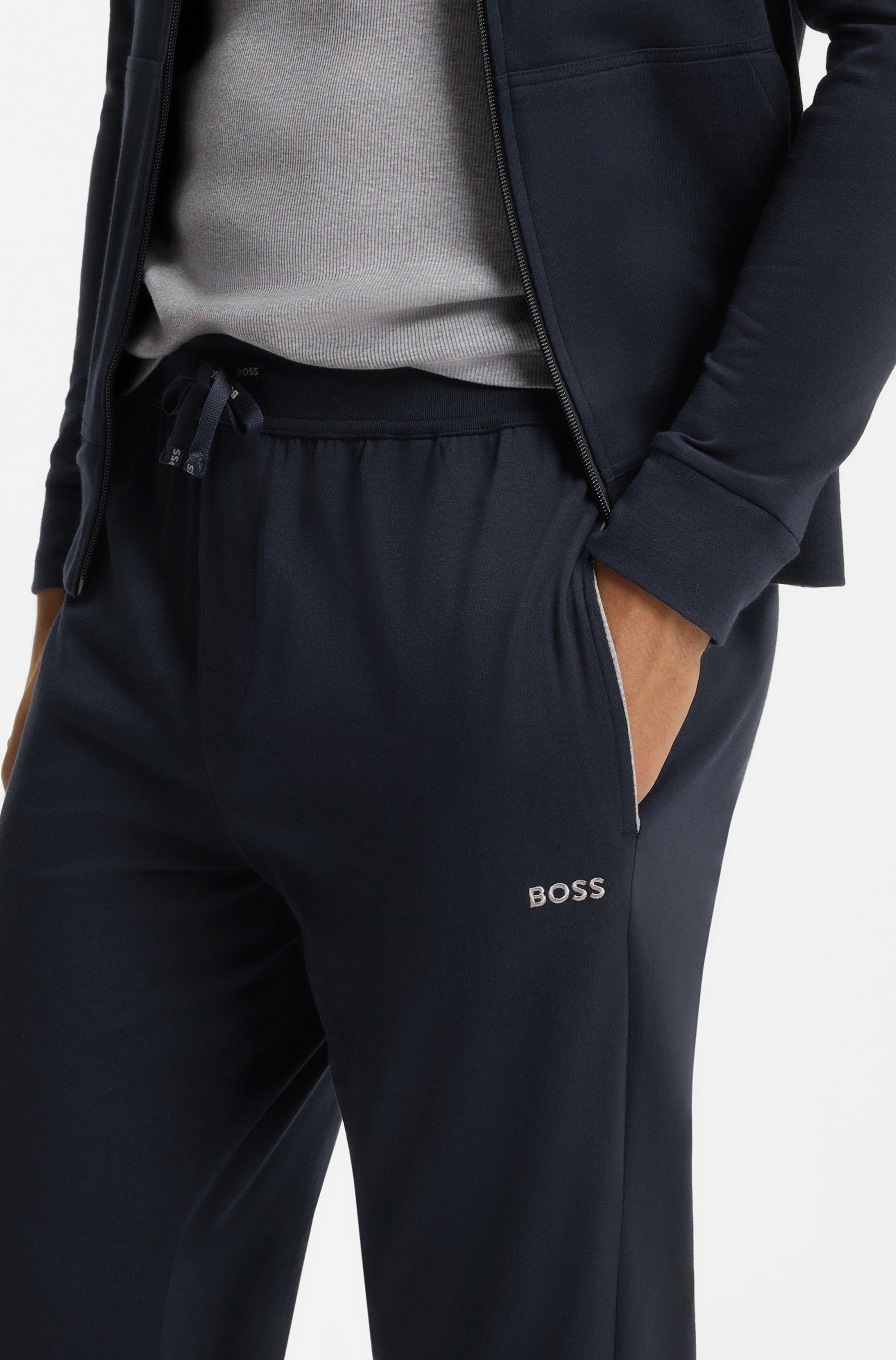BOSS Sweathose Mix&Match Pants mit BOSS Aufdruck auf dem Kordelzug