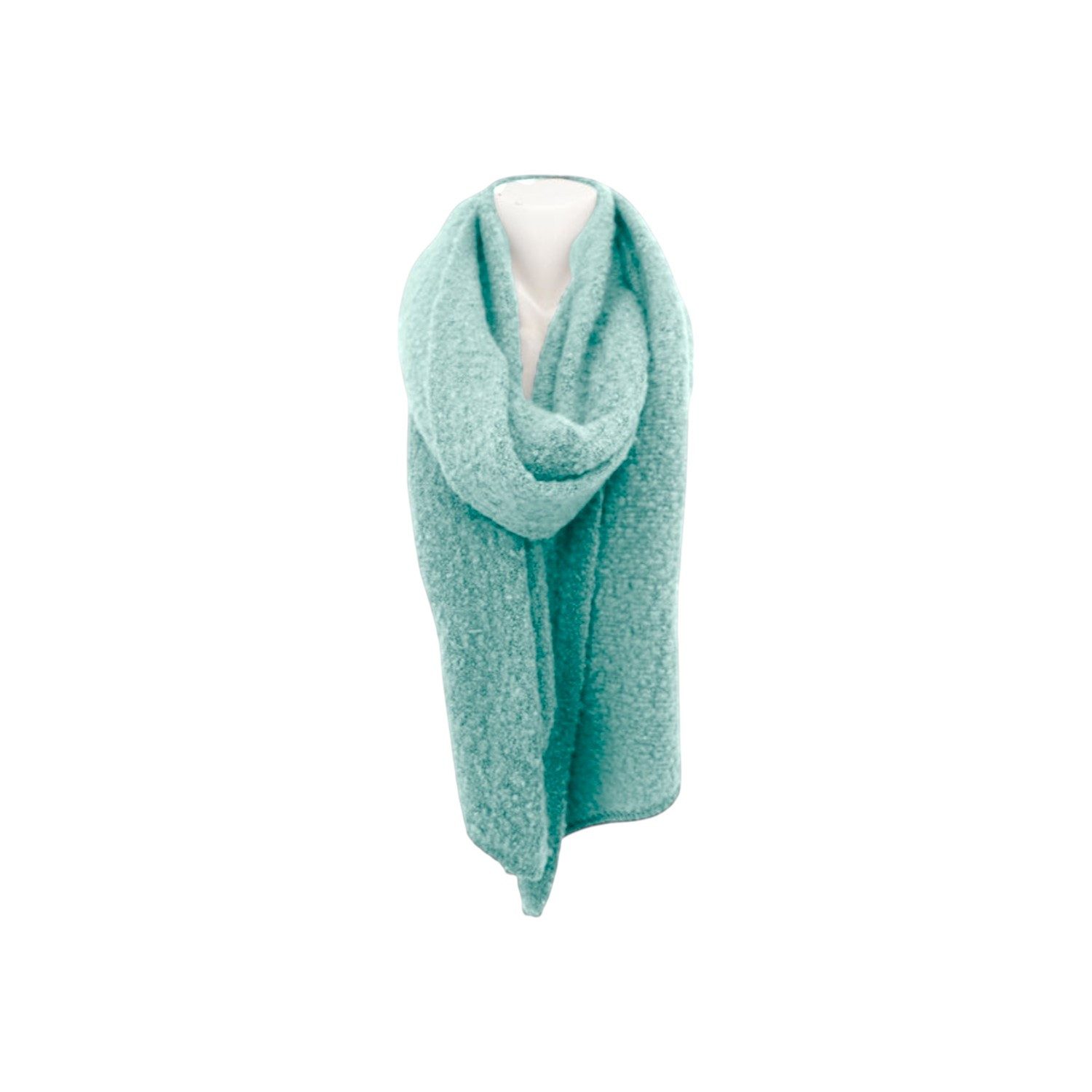 VewoTex Schal Winter Damen Schal Trapez » Bouclé Damenschal 200x40 cm, (Kein Set, 1-St. Einzelner Schal), » Winterschal Trapezschal » Alpaca Touch-Feeling, weich & flauschig