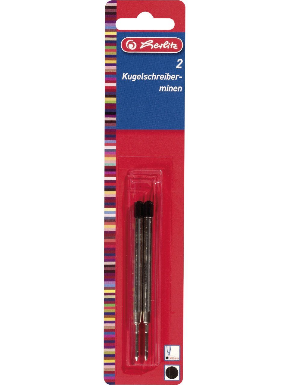 Herlitz Collegeblock herlitz Kugelschreibermine Profisize schwarz