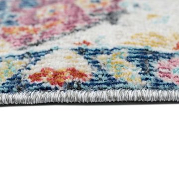 Teppich In- & Outdoor Orientteppich mit Ornamenten mehrfarbig, Teppich-Traum, rechteckig, Höhe: 4 mm