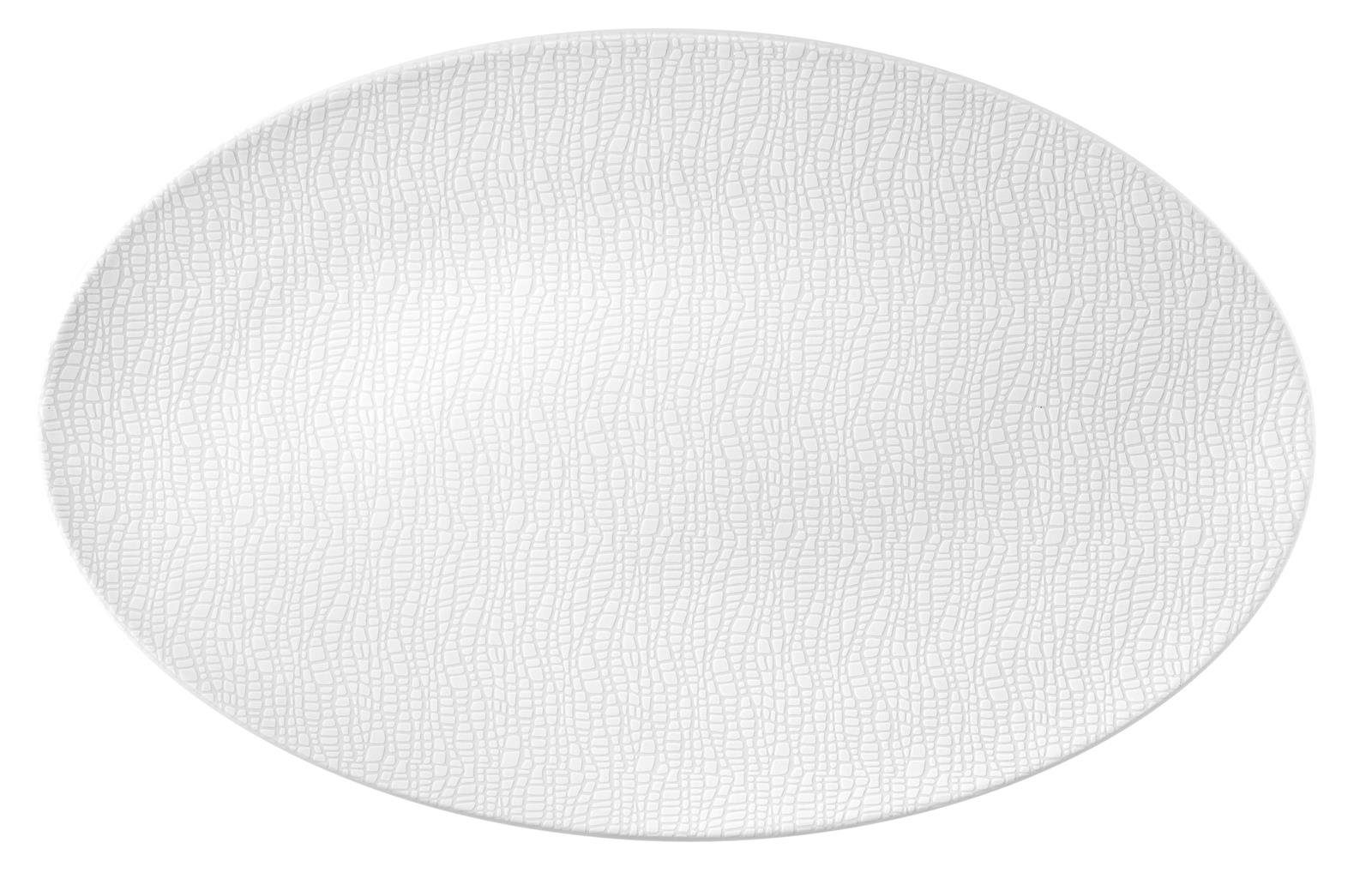 luxury Weiden Servierplatte Fashion Weiden L Servierplatte Porzellan, cm, 40x26 Seltmann Seltmann white oval (Packung)