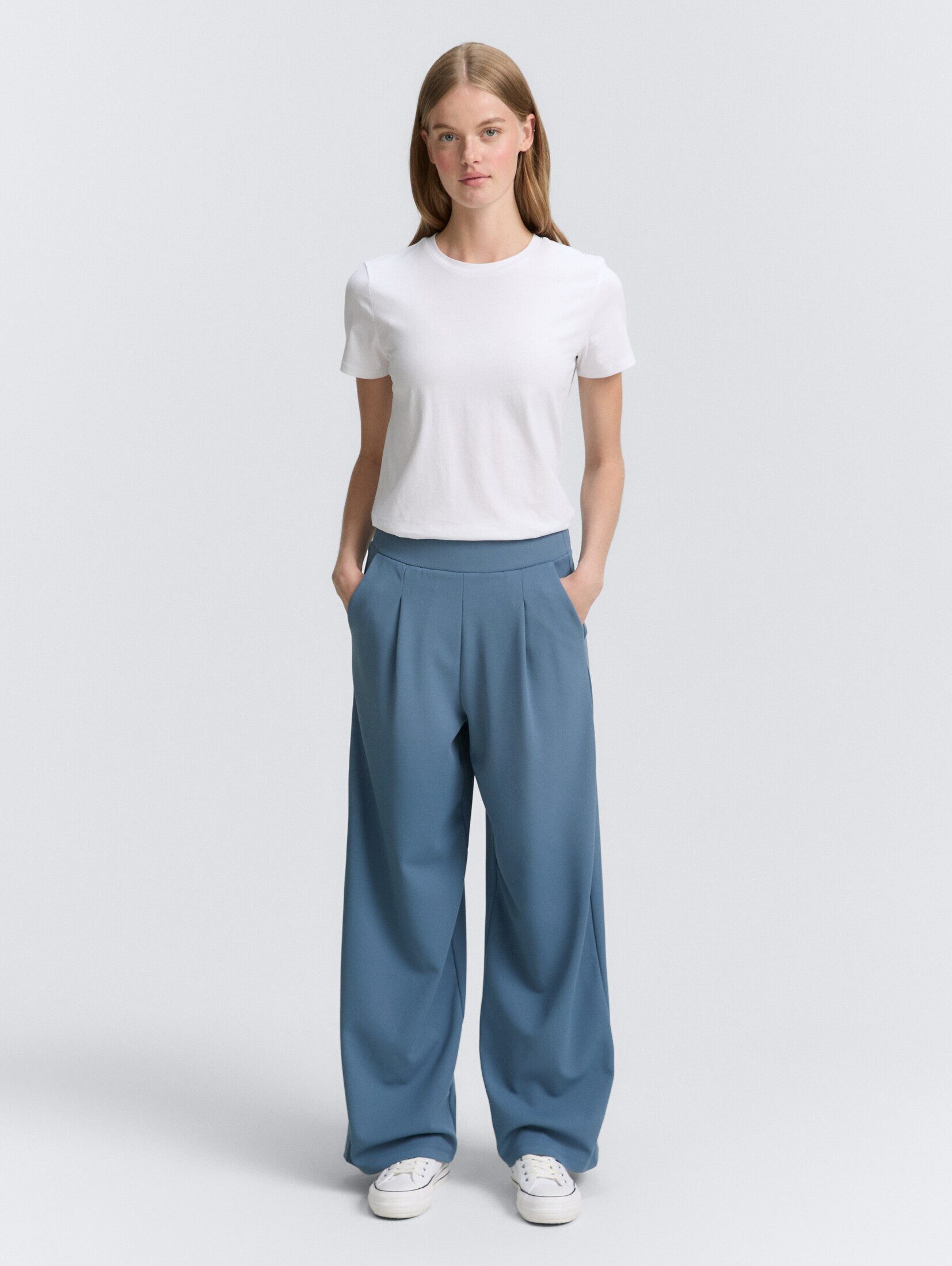 TOM TAILOR Denim Stoffhose Wide Leg günstig online kaufen
