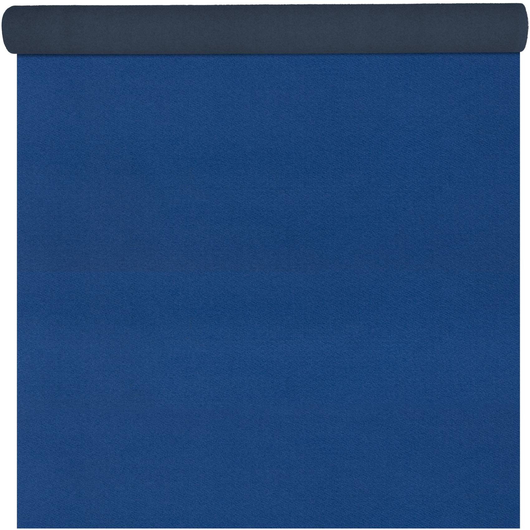 ANRO Teppich AXEL Eventteppich BFl-S1 Uni Messeteppich Läufer, Rechteckig, Höhe: 3 mm, schwer entflammbar Läufer 100x60cm Einfarbig Blau