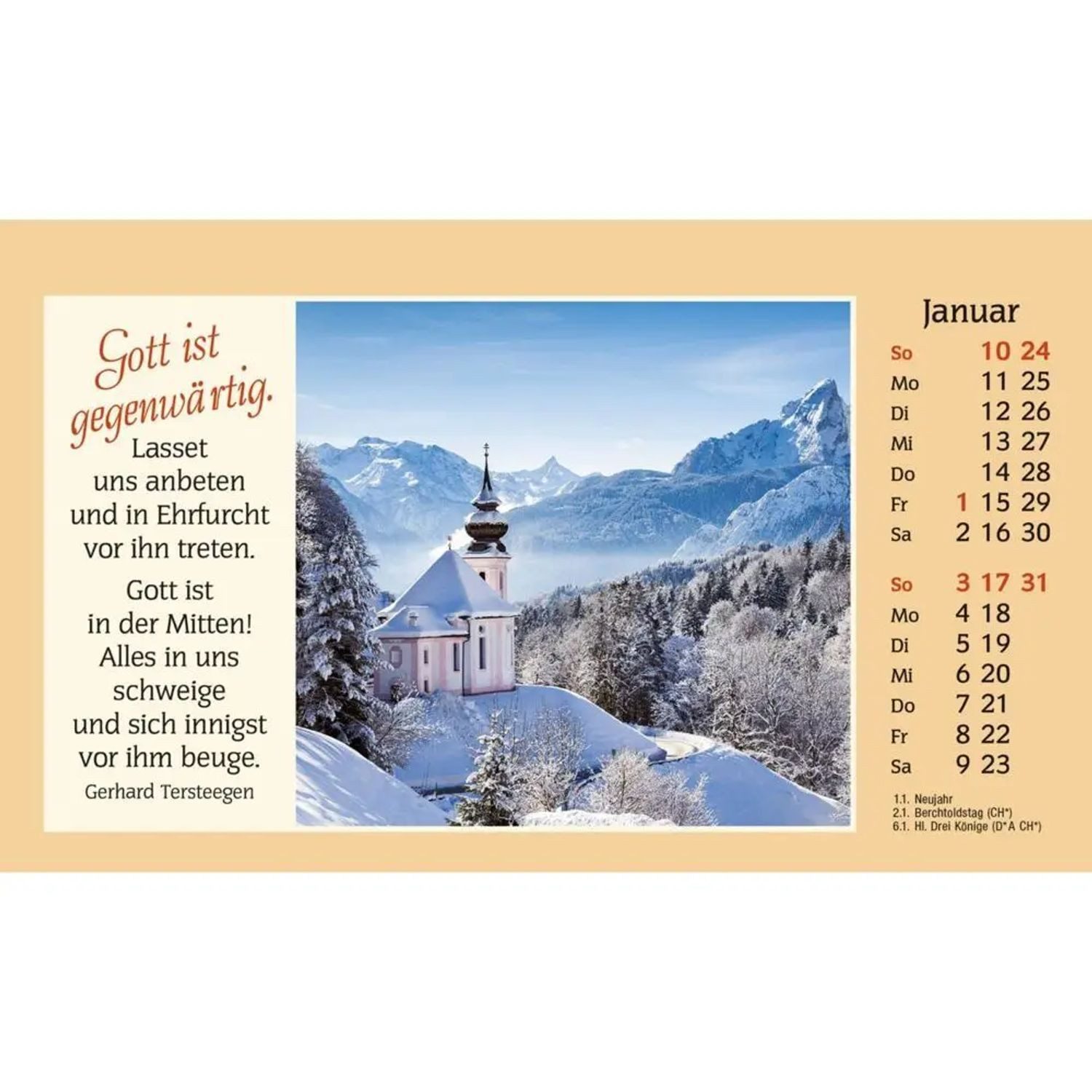 Tischkalender Der kleine Begleiter 2027