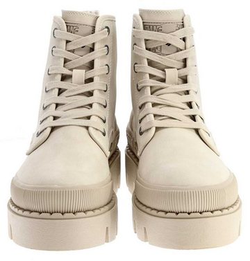 Buffalo RAVEN LACEUP HI Beige Stiefelette Damen Schnürstiefel