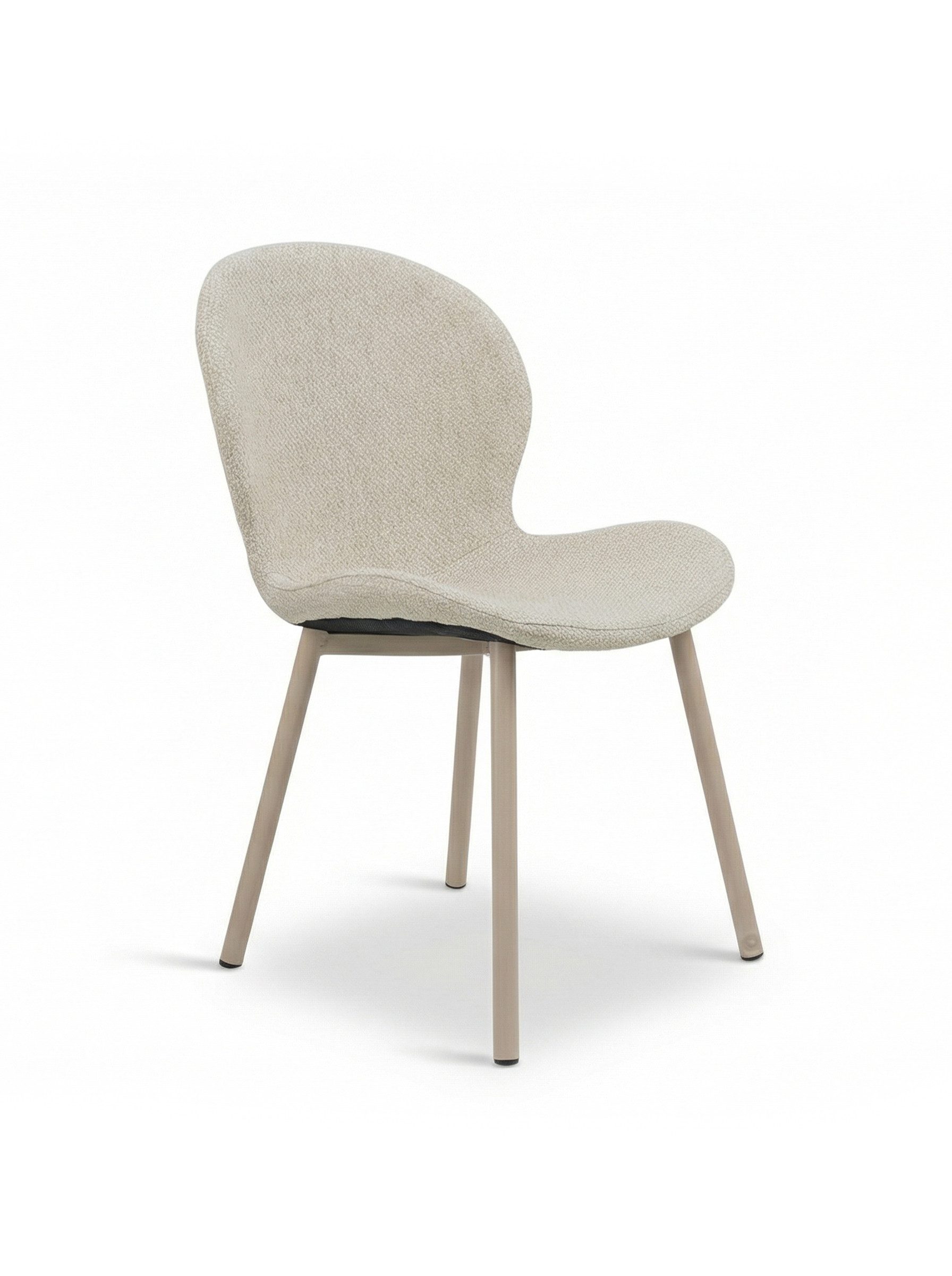 faee Schalenstuhl Nordlys, aus hochwertigem Stoff, Gestell Metall, passt zu vielen Stilen