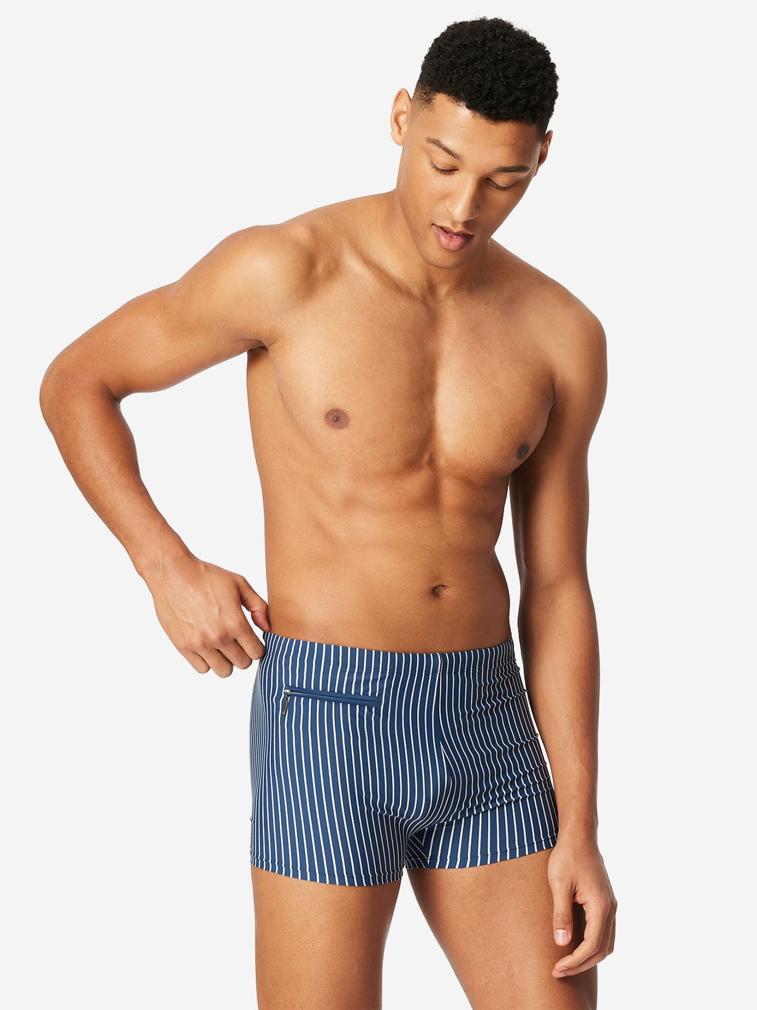 Schiesser Boxer-Badehose Ocean Swim Badeboxer, Schwimmshorts Boxer, Badeshorts