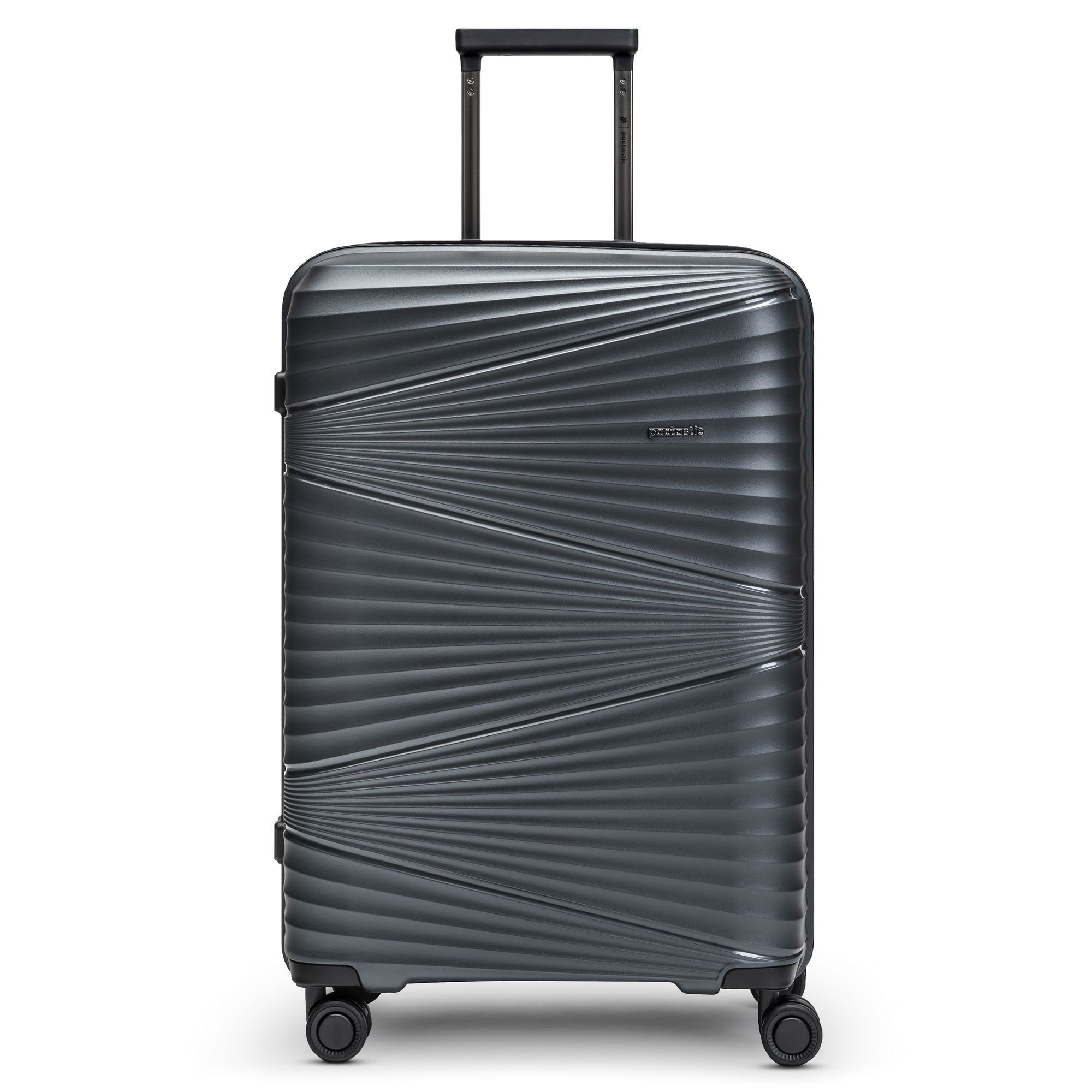 Pactastic Hartschalen-Trolley Collection 02, 4 Rollen, Polypropylen dark-grey metallic 2