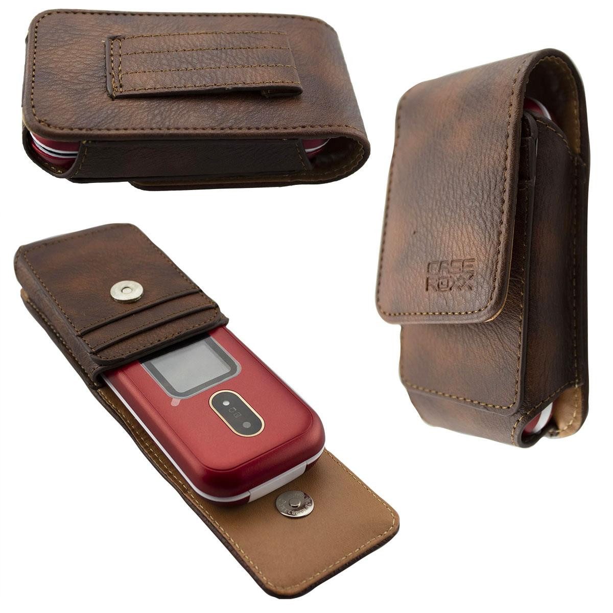 Handytasche Handytasche mit Gürtelschlaufe für Doro 6060 / 6061 / Leva E30