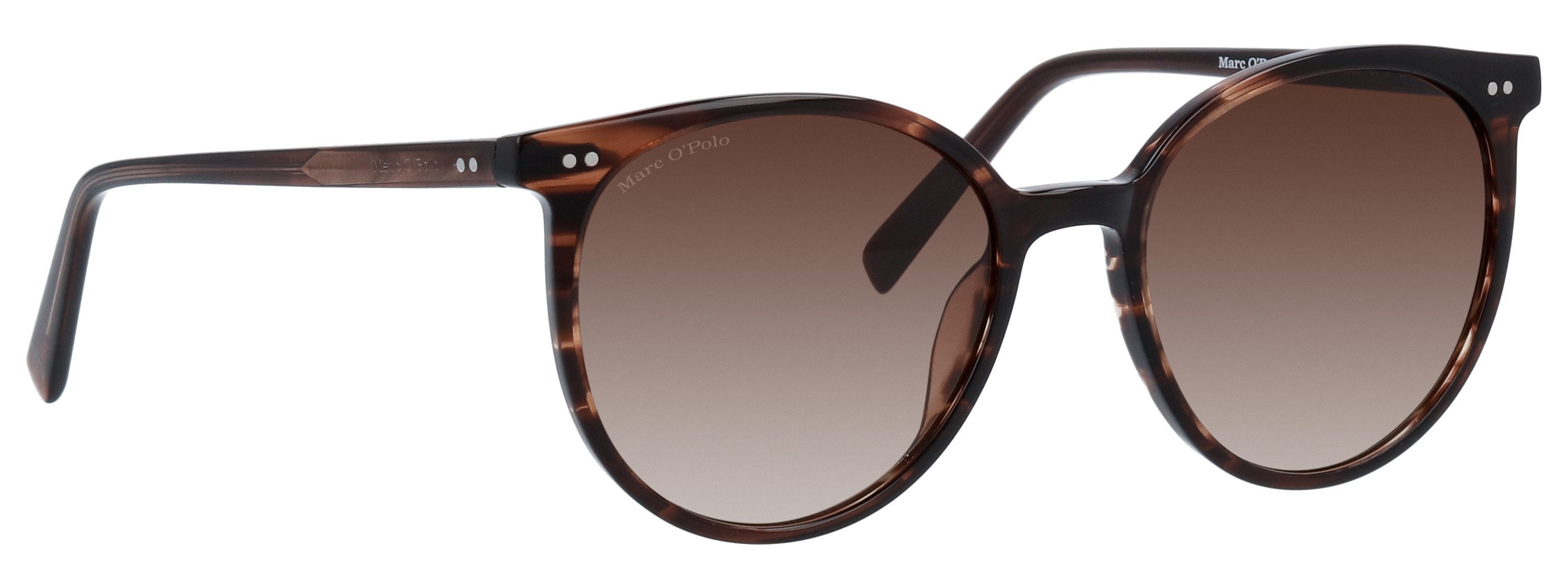 Marc O'Polo Sonnenbrille Modell 506164 Form Panto, Logoschriftzug auf Bügel, Kunststofffassung