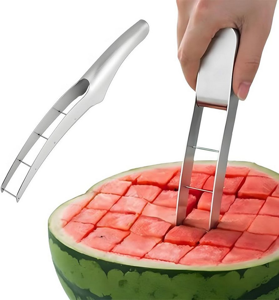 FELIXLEO Obstschneider Wassermelonen Schneider Edelstahl Melonen Messer Obstschneider, (1-tlg)
