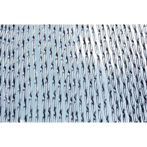 La Tenda Insektenschutz-Vorhang CASA ALBI 1 Streifenvorhang transparent schwarz, 90 x 210 cm, PVC - Länge individuell kürzbar