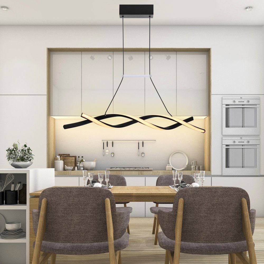 LETGOSPT Pendelleuchte 80cm Modern LED Pendelleuchte, günstig online kaufen