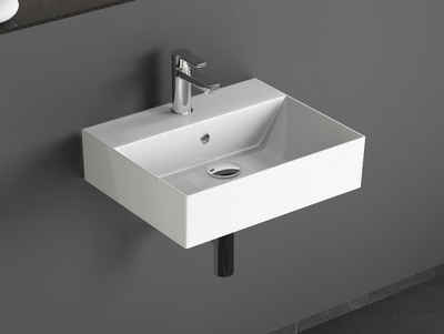 Aqua Bagno Aufsatzwaschbecken Aqua Bagno, Design Hängewaschbecken Waschbecken Aufsatzwaschbecken (Packung)