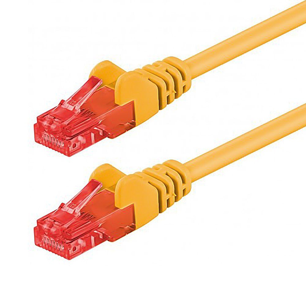 CONTRAER - »15m CAT6 Netzwerkkabel Patchkabel Ethernet Kabel Netzwerk LAN  DSL Kabel gelb« LAN-Kabel online kaufen | OTTO