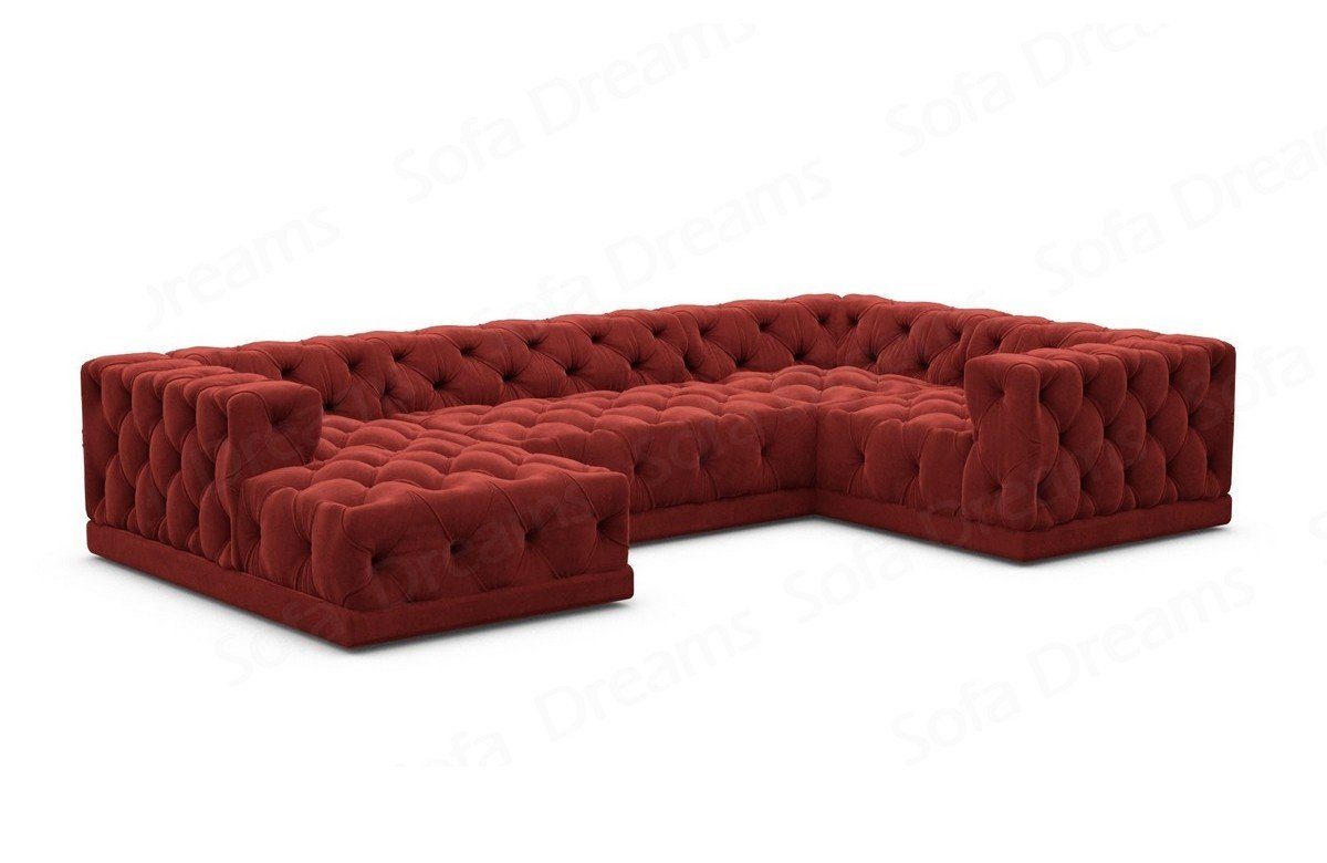 Sofa Dreams Wohnlandschaft Designer Stoff Sofa günstig online kaufen