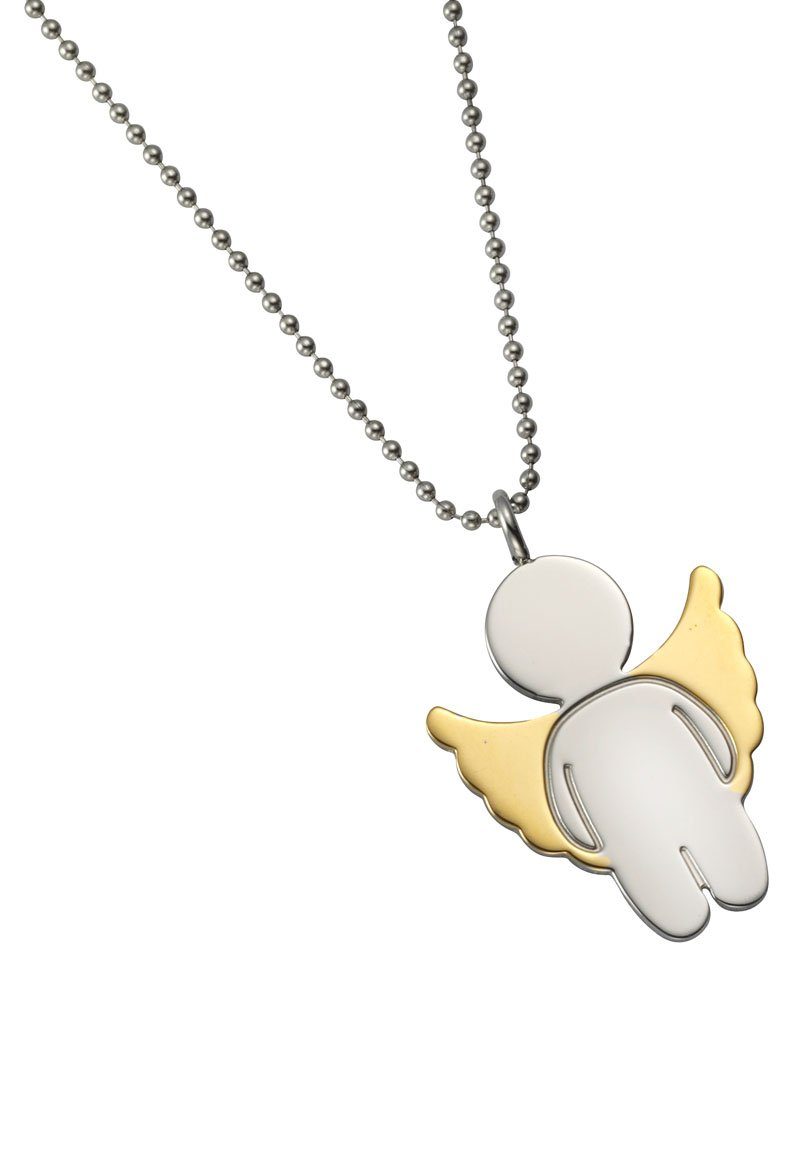 Kette mit Anhänger Schmuck Geschenk Halskette Engel, Kugelkette