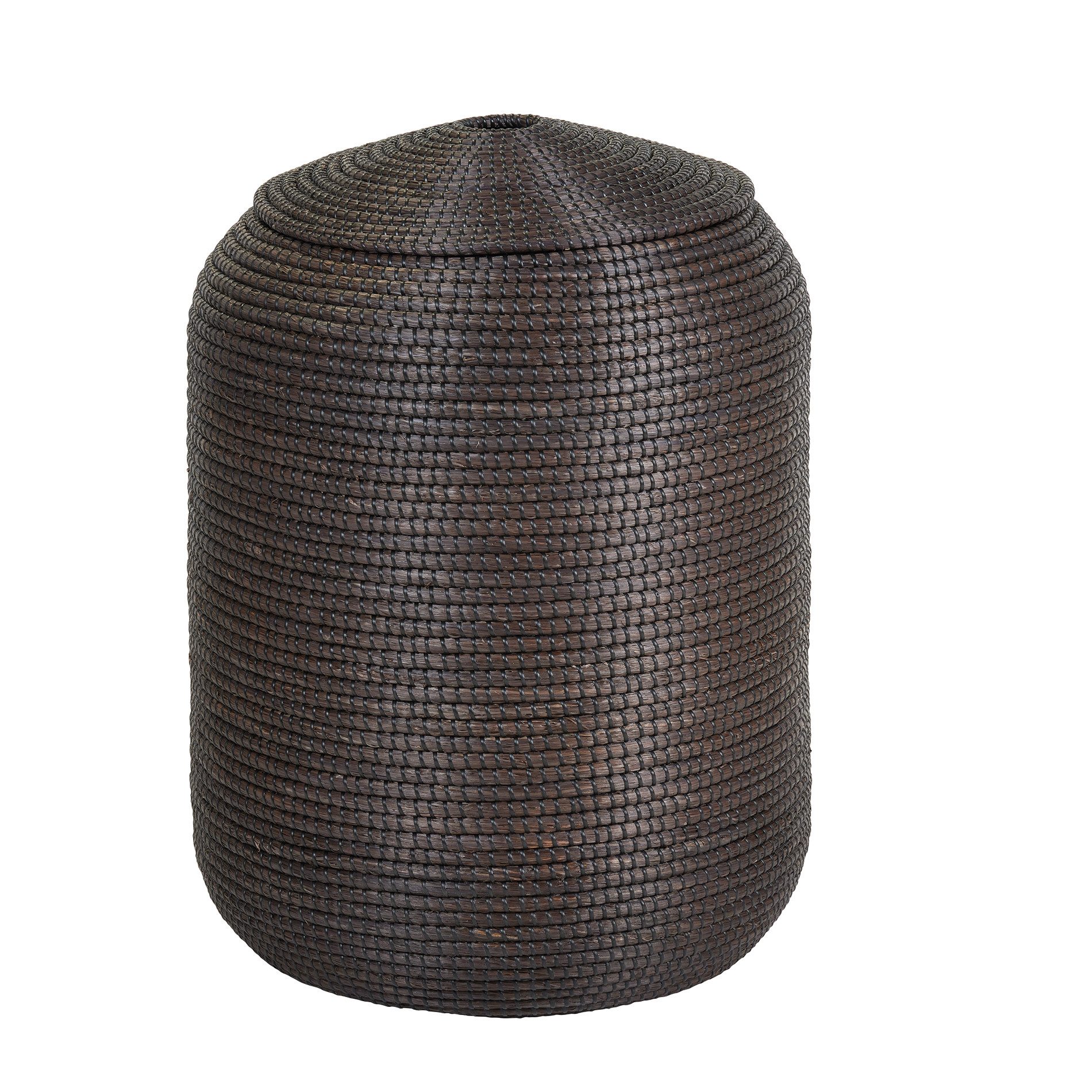 Lambert Dekokorb Surabaya Deckelkorb schwarz medium,H 69 cm, D 50 cm
