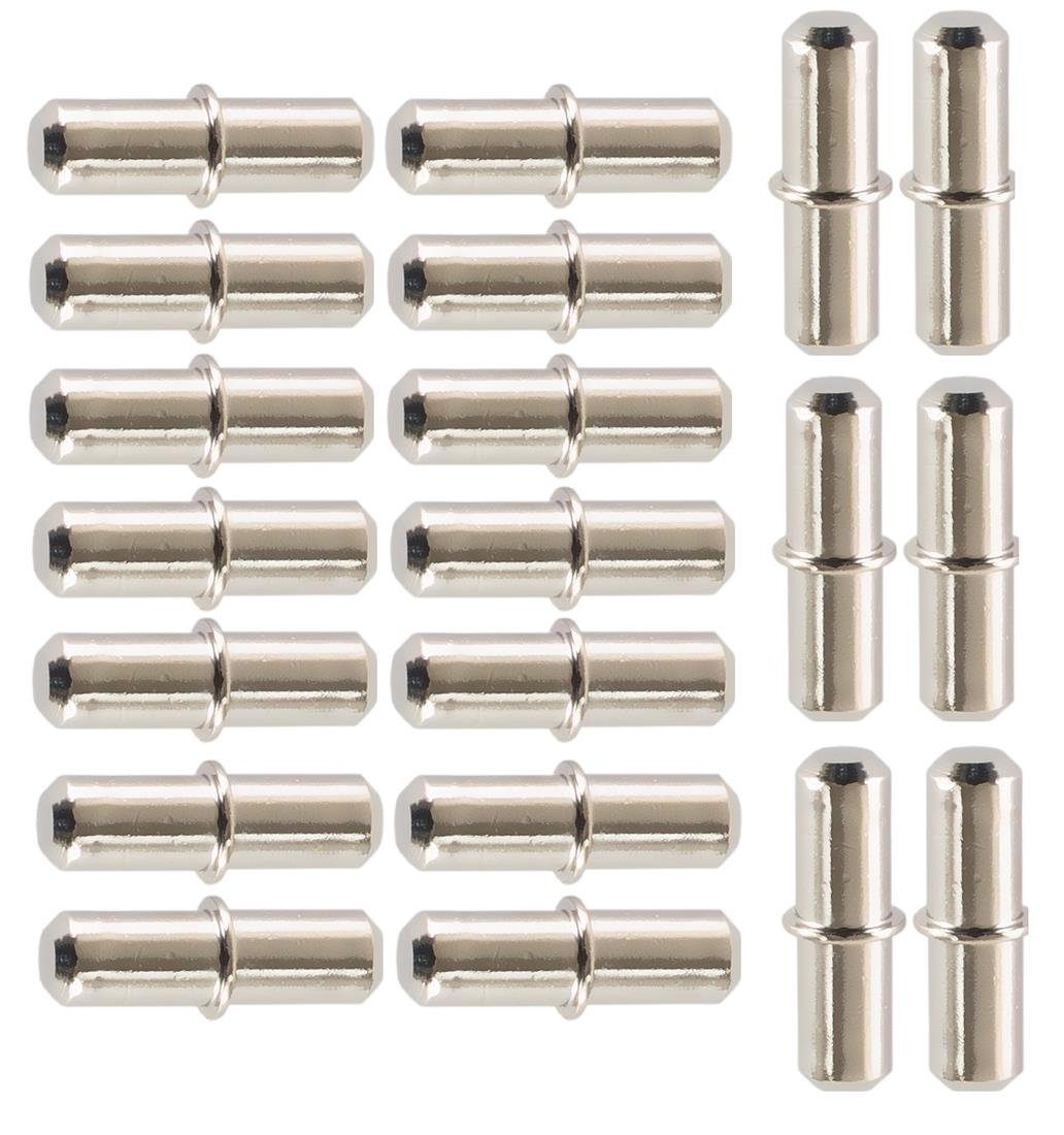 BAYLI Regal 20 Stück Bodenträger aus Metall [Ø 5mm x Länge 17mm] für Einleg günstig online kaufen