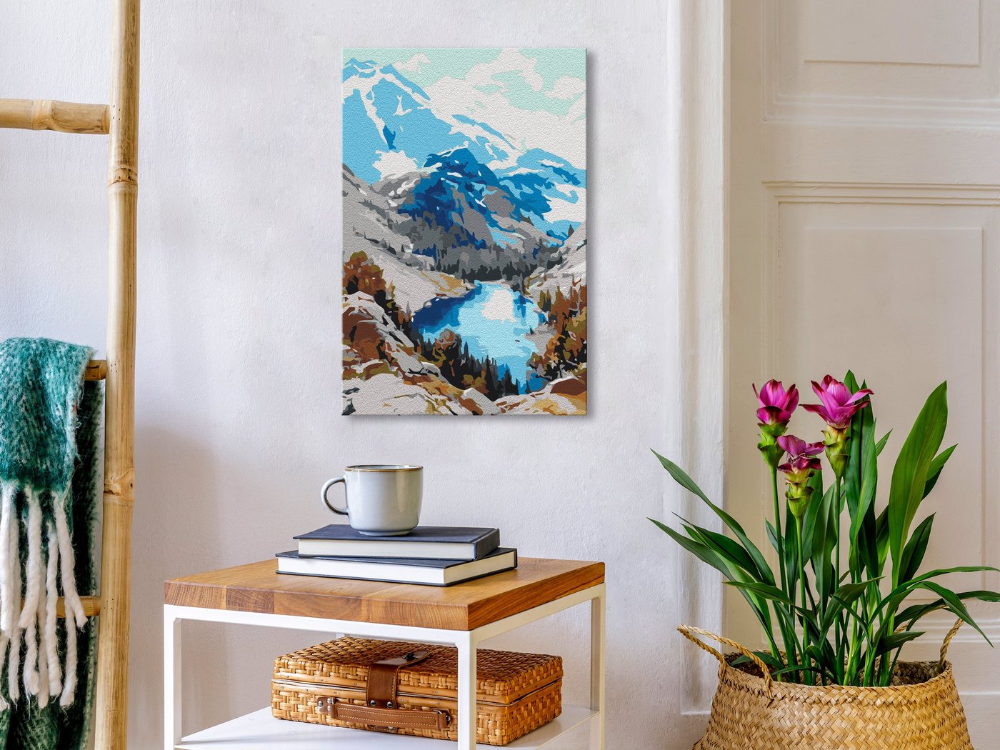 Thumbnail - Artgeist Malen nach Zahlen Lake in the Mountains