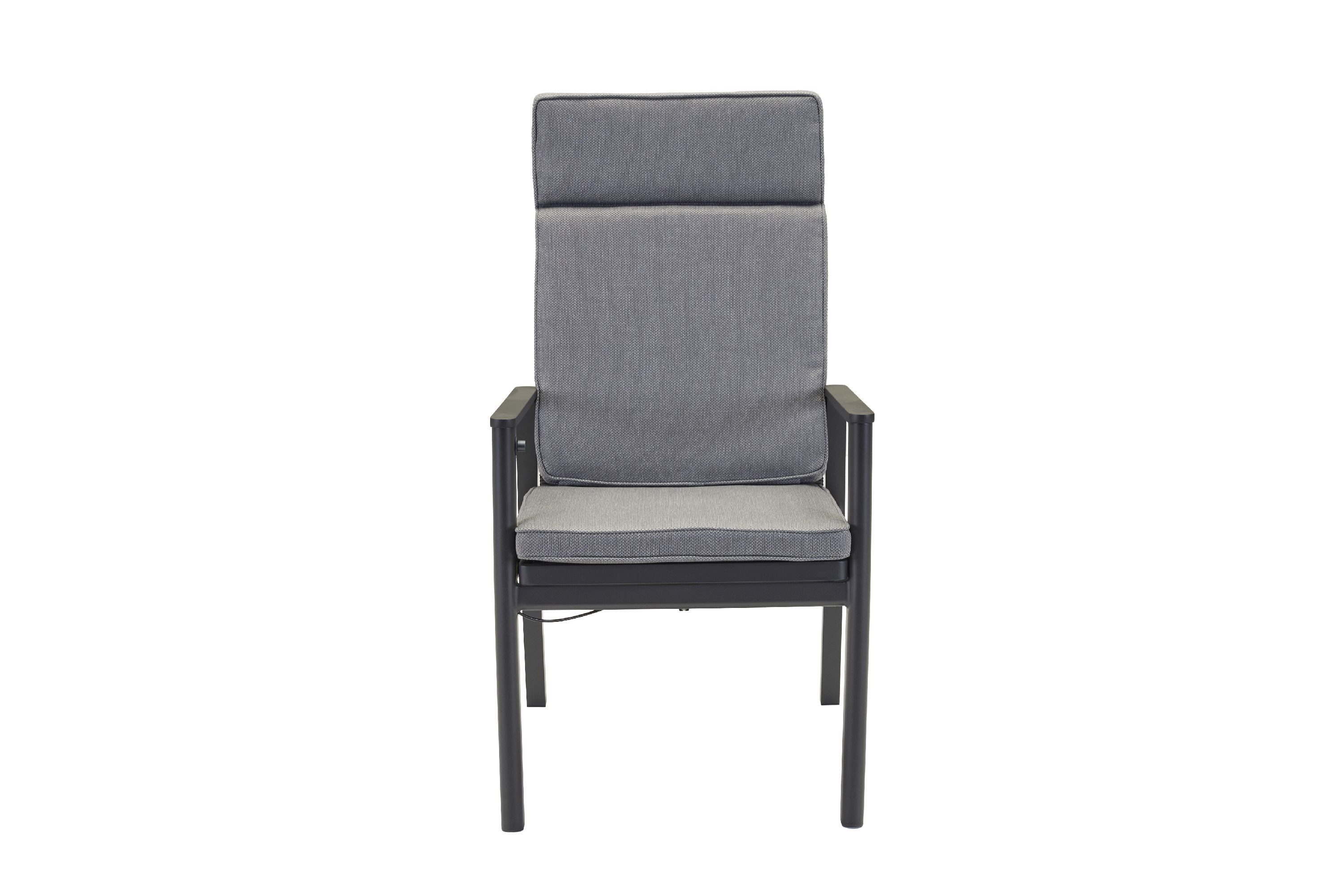 casa NOVA Gartenstuhl casa NOVA Gartenstuhl MIRO BHT 58x110x65 cm grau Stapelstuhl