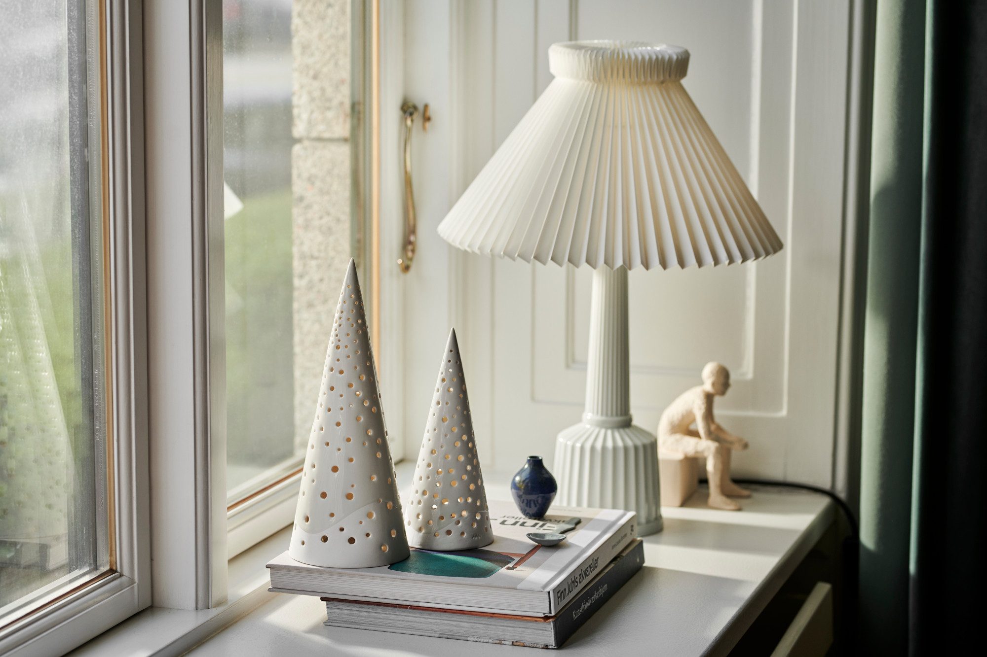 Kähler Dekofigur Kähler Character The Reflective One H14 Steingut Weiß