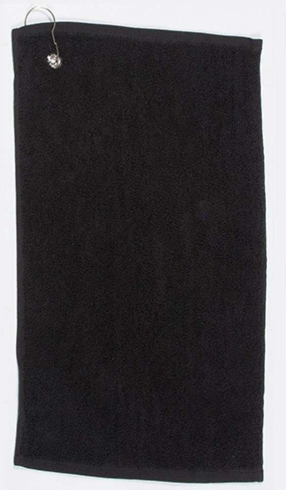 Towel City Handtuch Luxus Golf Towel / Eingearbeitete Öse mit Haken / 30 x 50 cm