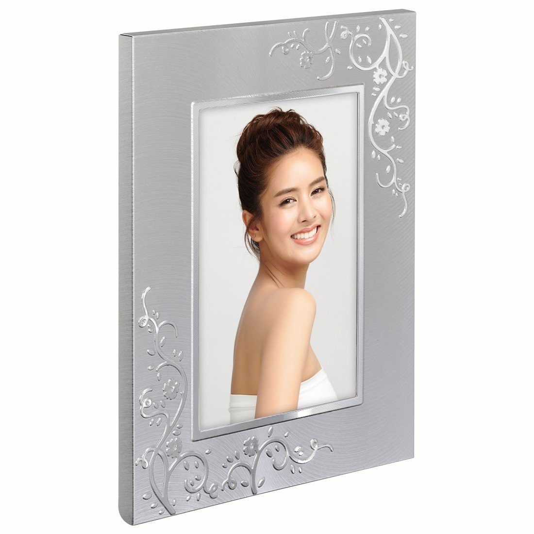 Hama Portraitrahmen Porträtrahmen 13x18 cm, silber, günstig online kaufen