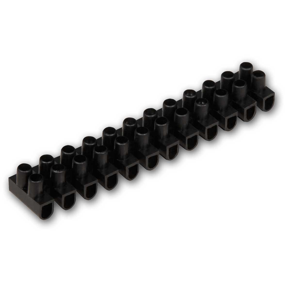 McPower Lüsterklemme Lüsterklemme sw 1 Leiste, 12 Klemmen, 2,5mm², 3A