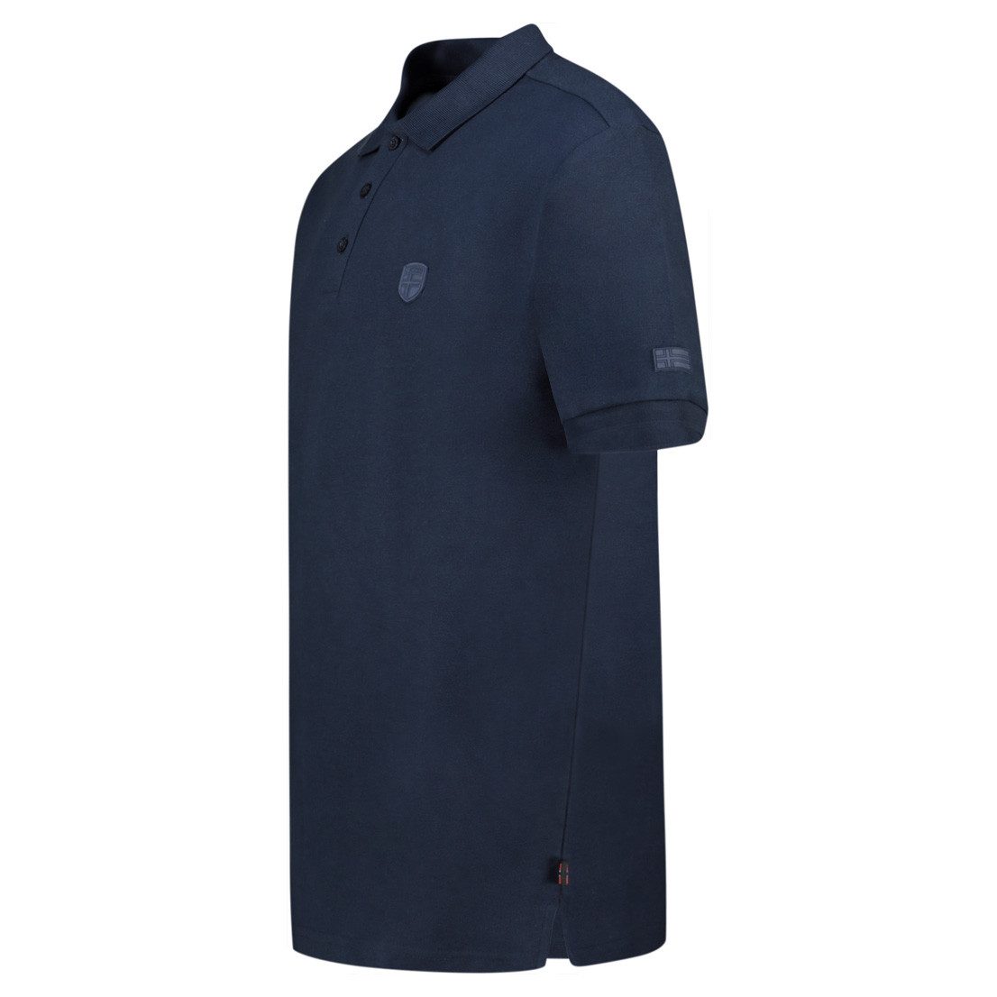 Geographical Norway Poloshirt Herren Poloshirt Kurzarm 100% Baumwolle Piqué Regular Fit