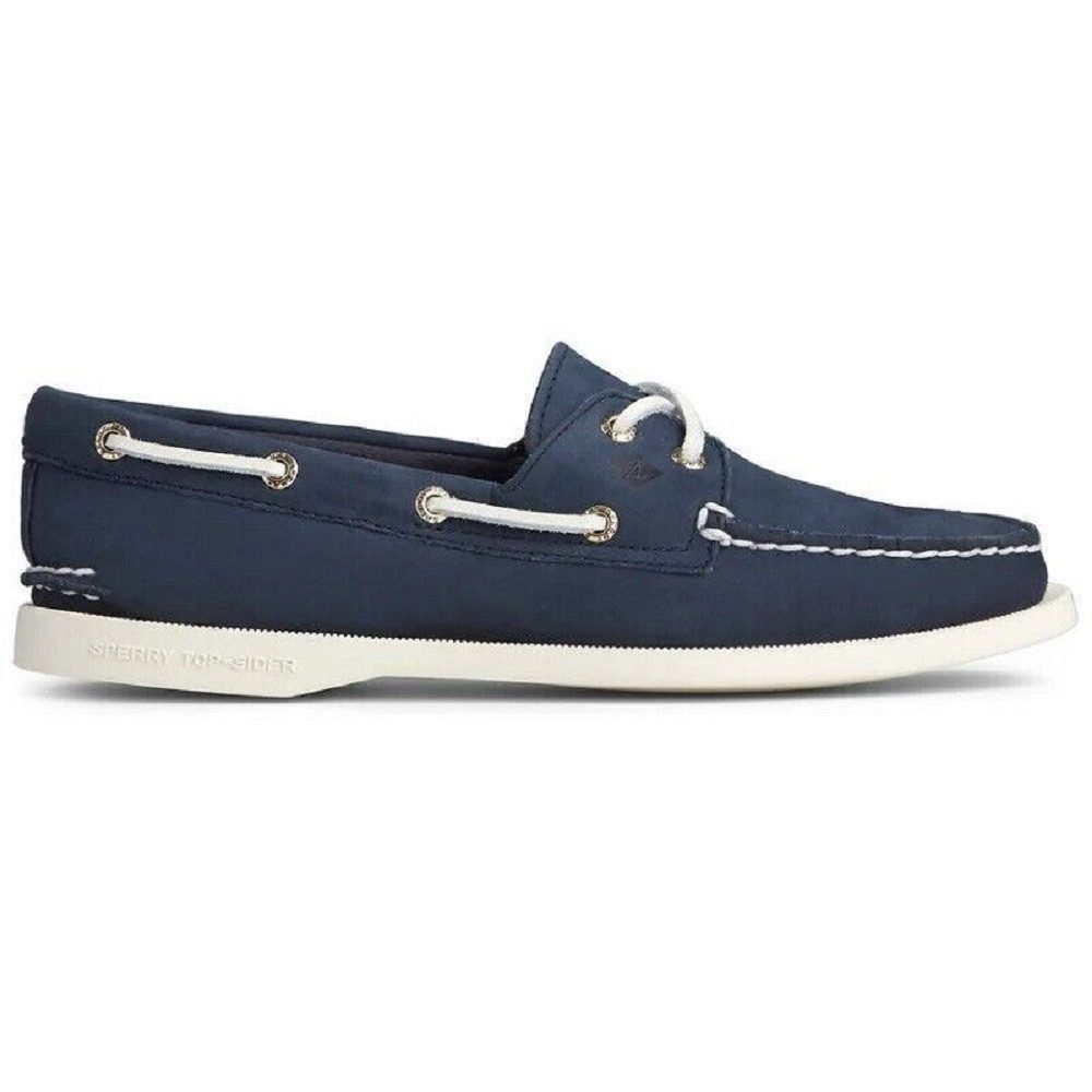 Authentic Original 2-Eye Damen Leder Halbschuhe Bootschuhe STS81162 Mokassin