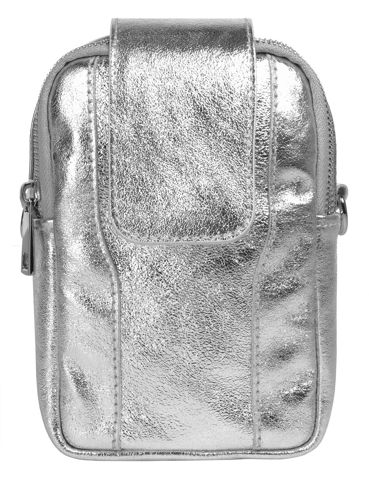 Samantha Look Umhängetasche, echt Leder, Made in Italy