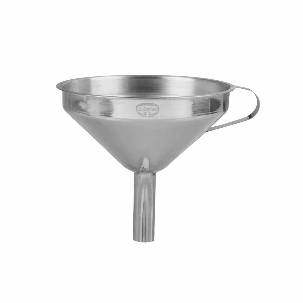 Dr. Oetker Küchensieb Kitchen Tools Лійки mit Siebeinsatz 12 cm, Edelstahl