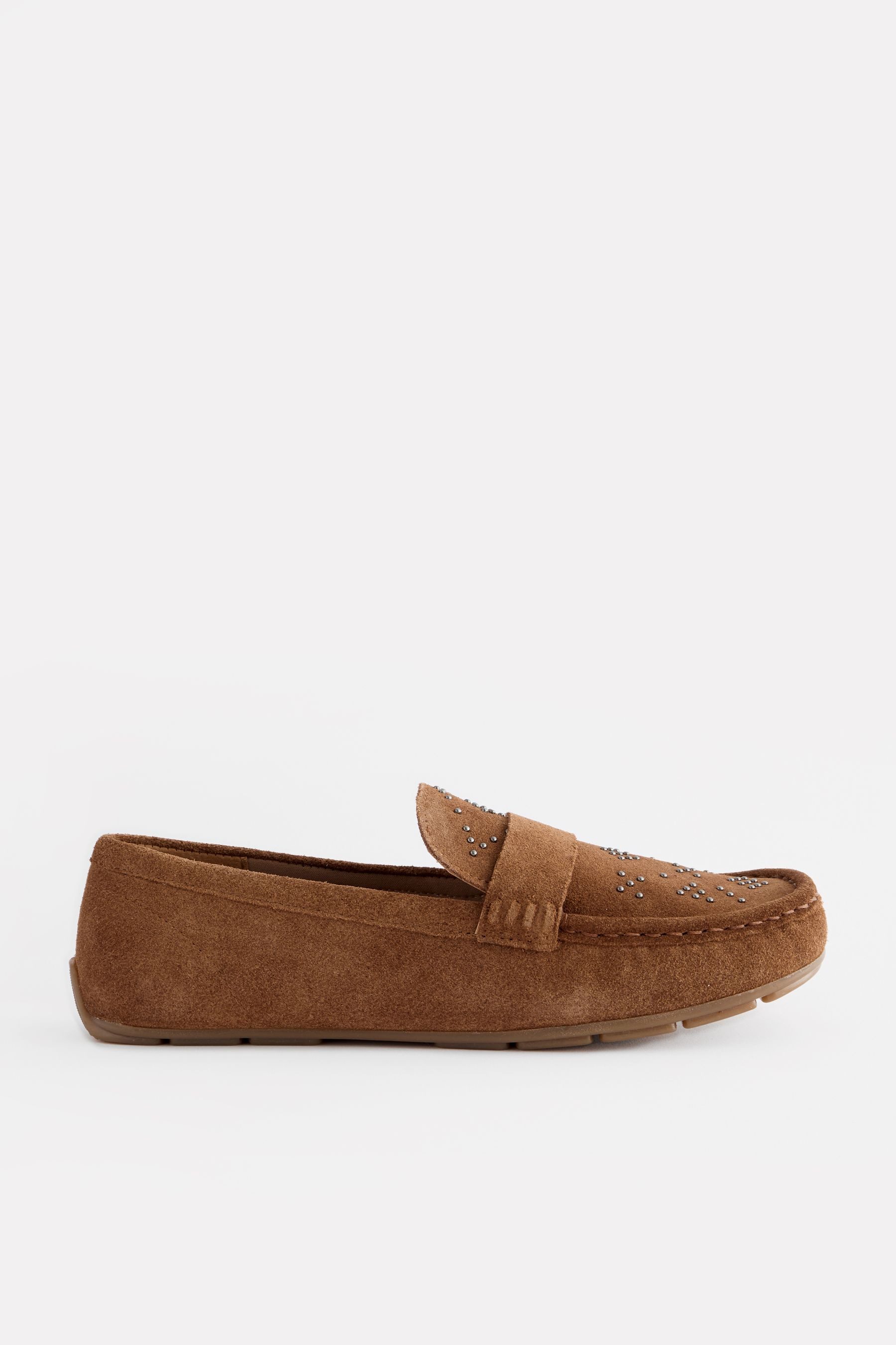 Forever Comfort® Lederslipper mit Nietenbesatz Slipper