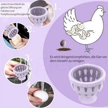 MAGICSHE Reinigungsbürste für Eier Silikon Eierbürstenreiniger Gemüsebürste, (1-tlg)