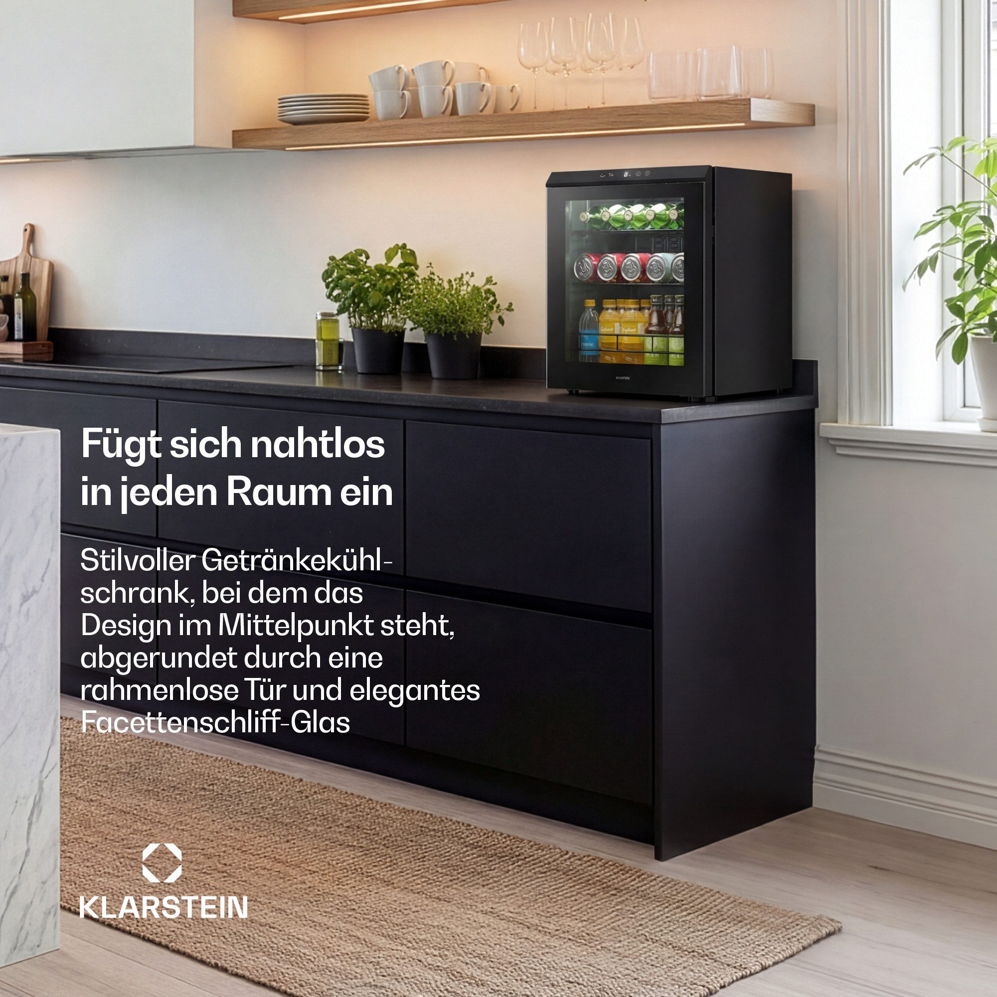 Klarstein Getränkekühlschrank 10048318, 51.5 cm hoch, 43 cm breit – Bild 4 von 5