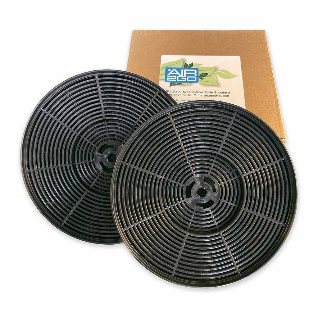 AIR2GO Aktivkohlefilter für PKM C04 (2 Stück), Zubehör für Aktivkohlefilter für PKM 9031 X, 9031S, 9031XW, 9039 XW, 9039X, 9041-60 XBG, 9041-80 XBG, DSH60-BL, KH-60KHSX, KH-GSH-60BX, KH-MSH-60BX, KHU-601, KHS34-80 ABT2X, KHU-603X, KHU-60EB2X, S 2-90 BBTX,
