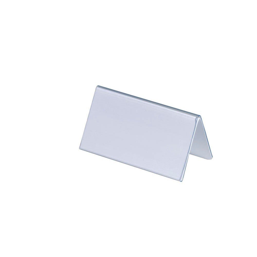 DURABLE Hinweisschild 25 Tischnamensschilder Dachaufsteller 5,2/10,4 x 10cm, Beidseitig beschreibbar und lesbar