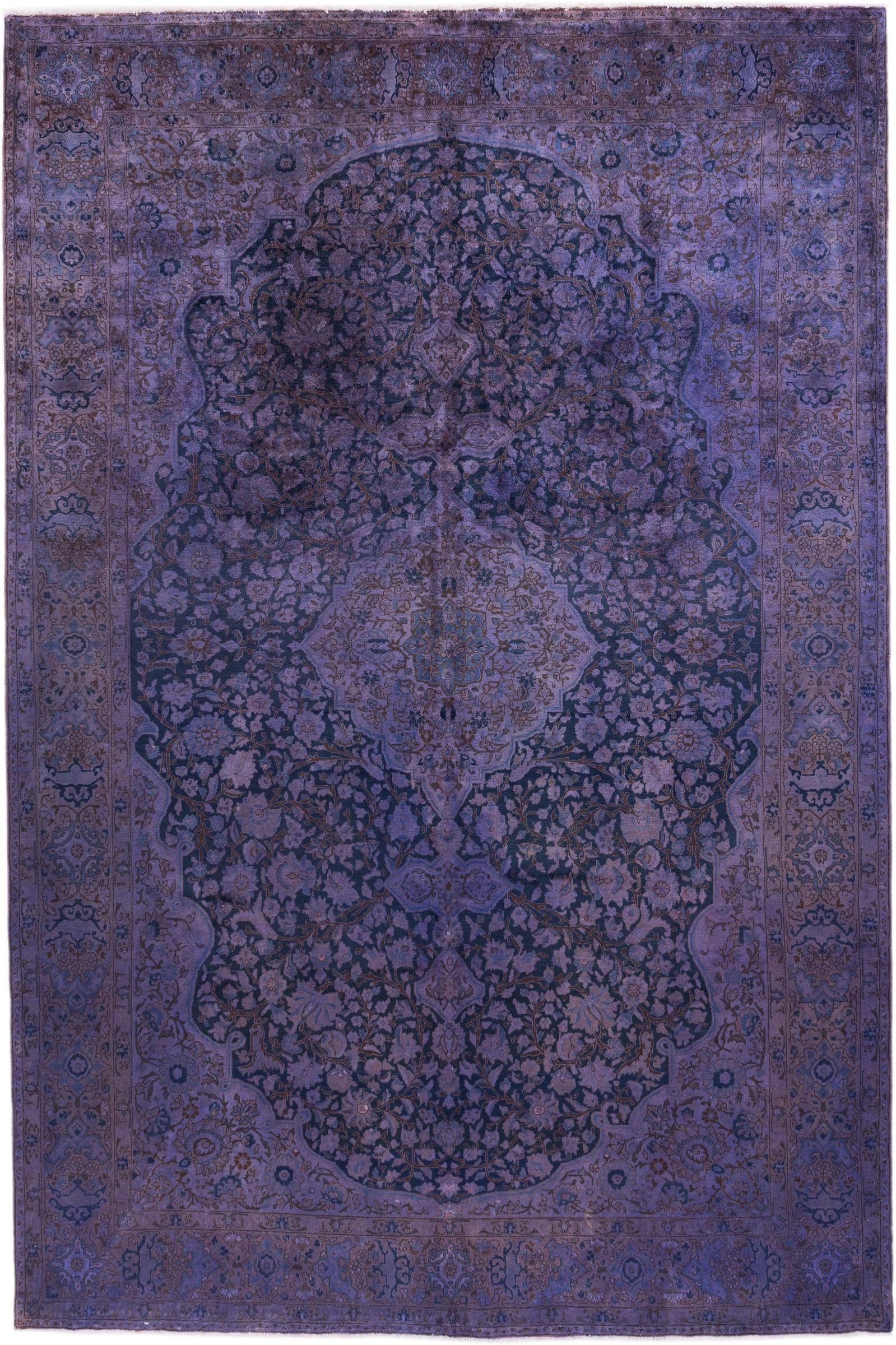 Nain Trading Orientteppich Vintage 225x341 Handgeknüpfter Moderner Orientteppich / Perserteppich, rechteckig, Höhe: 8 mm