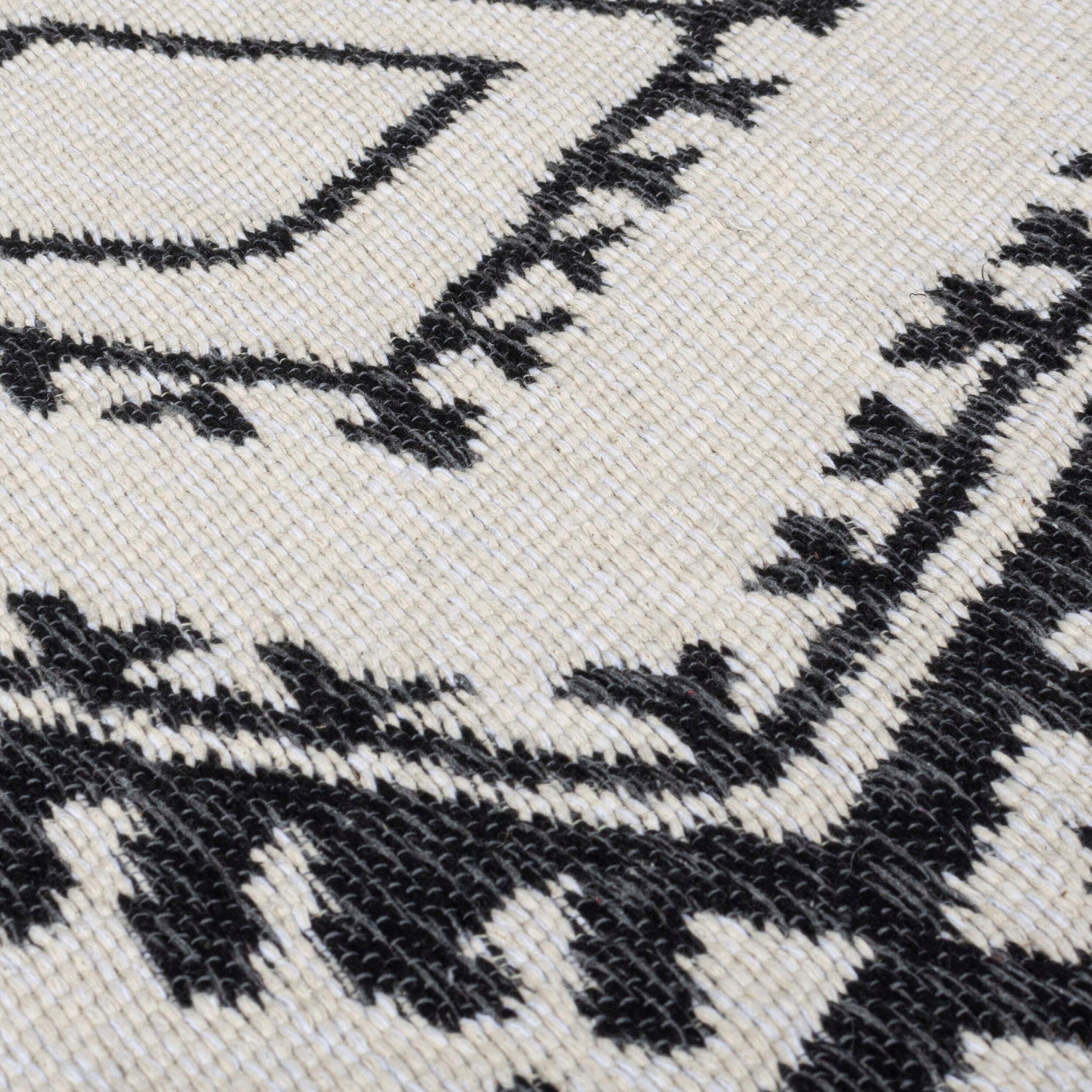 Wendemuster, mm, schwarz Berber Teppich RUGS, ALIX, Höhe: FLAIR rechteckig, 2 Design