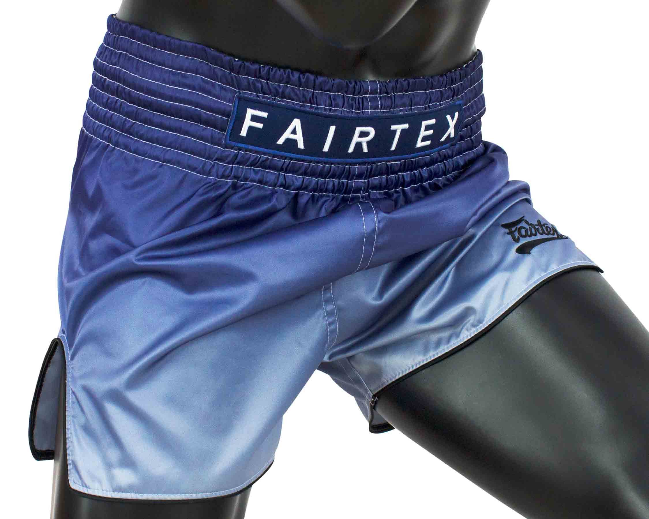 Fairtex Shorts Muay Thai Short Blue Fade Fairtex Muay Thai Shorts Blue Fade – Trainiere hart, sieg mit Style