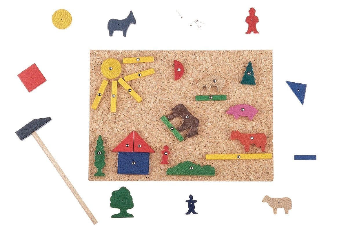 SINA® Игрушки GmbH Lernspielzeug Holzspielzeug Hammerspiel LxBxH 310x225x38mm NEU