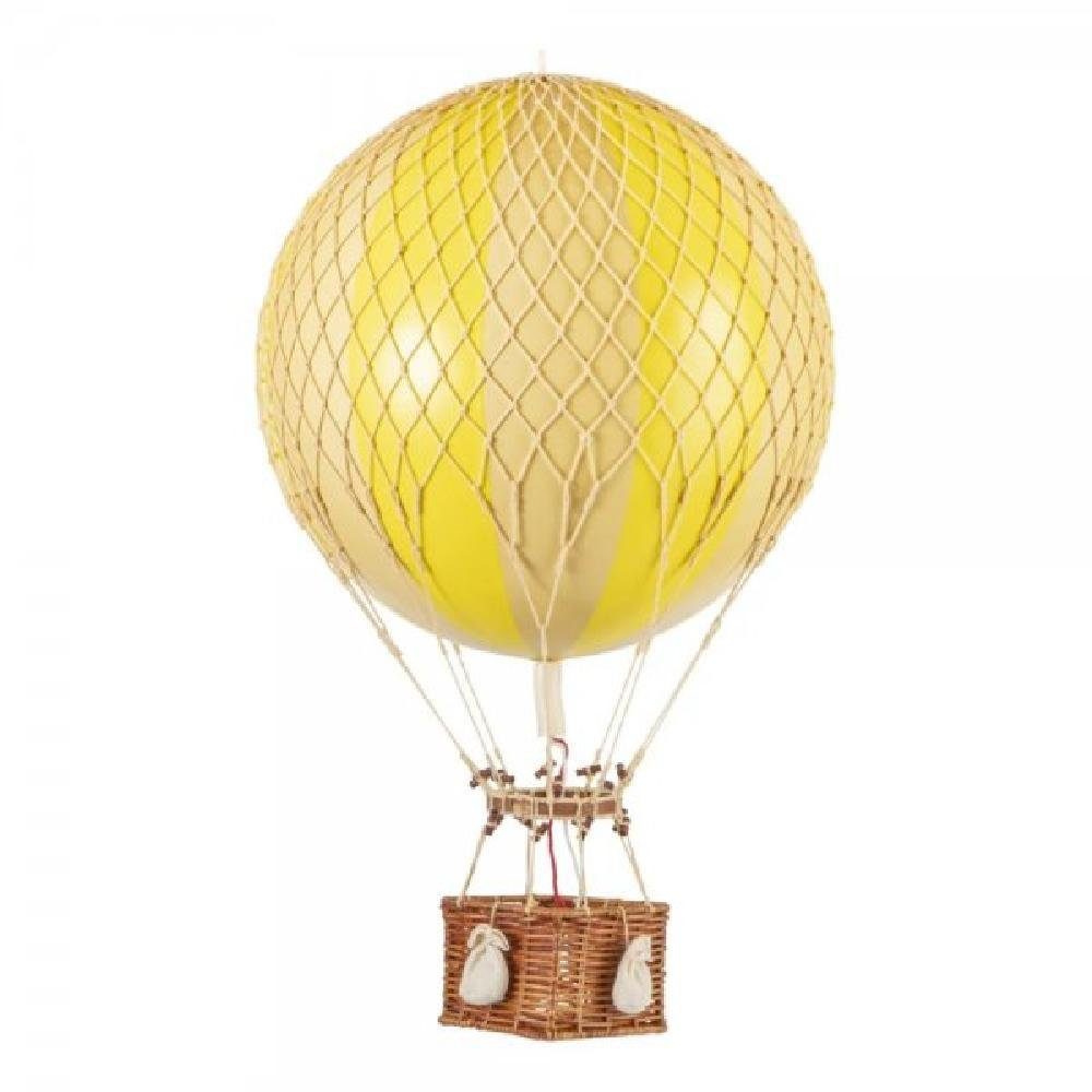 Skulptur AUTHENTHIC MODELS Ballon Royal Aero Yellow Double (32cm)