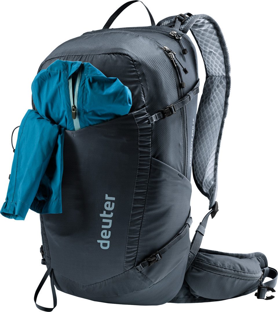 deuter Wanderrucksack SPEED LITE PRO 19, für schnelle Touren, mit Taschen an Schulterträgern und Hüftflossen