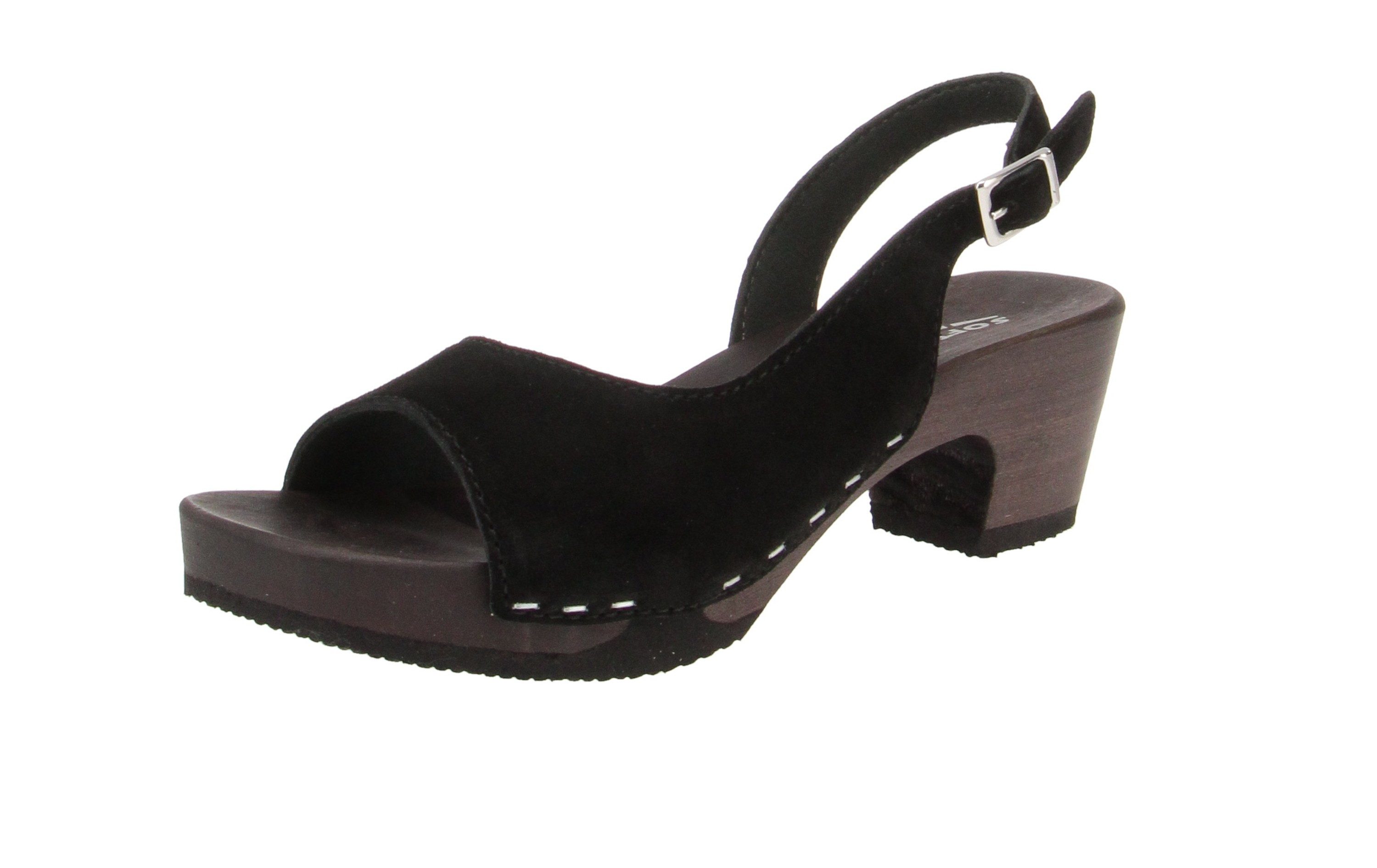 Softclox Softclox S3575 Konny Kaschmir - Damen Schuhe Sandaletten - 07-Schwarz Sandale