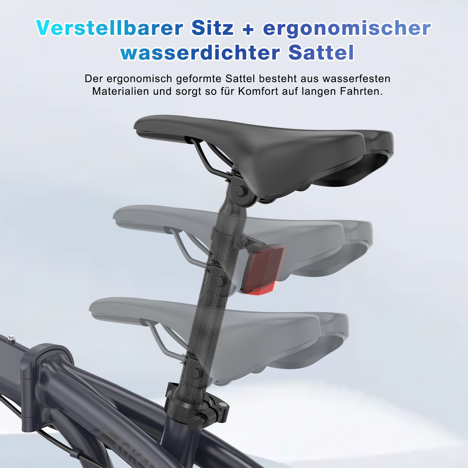 RCB Faltrad GK4 doppelt faltbares Fahrrad,20Zoll Klapprad für Damen&Herren,Pendler, 7 Gang, ideal für Pendler (Damen & Herren)