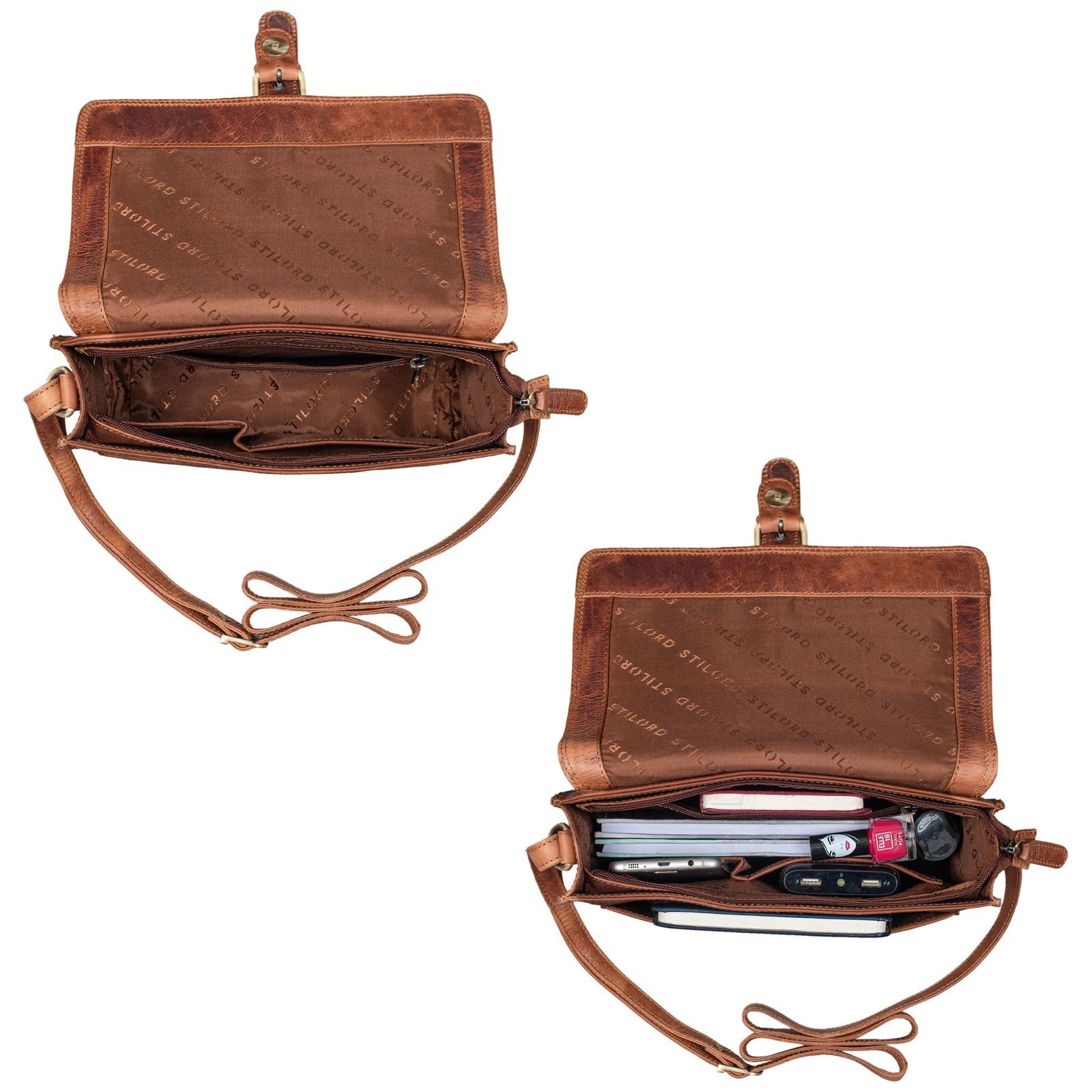 STILORD Handtasche "Liv" Damentasche Leder Handtasche