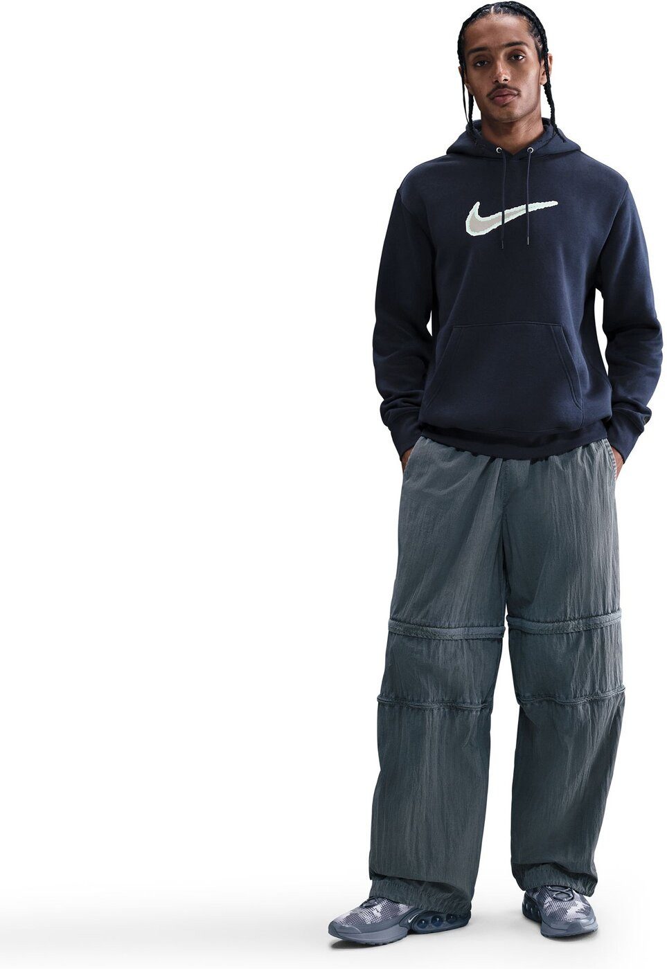 Nike Kurzarmshirt M NK CLUB BB HDY NEO VARSITY OBSIDIAN/OBSIDIAN/BLACK
