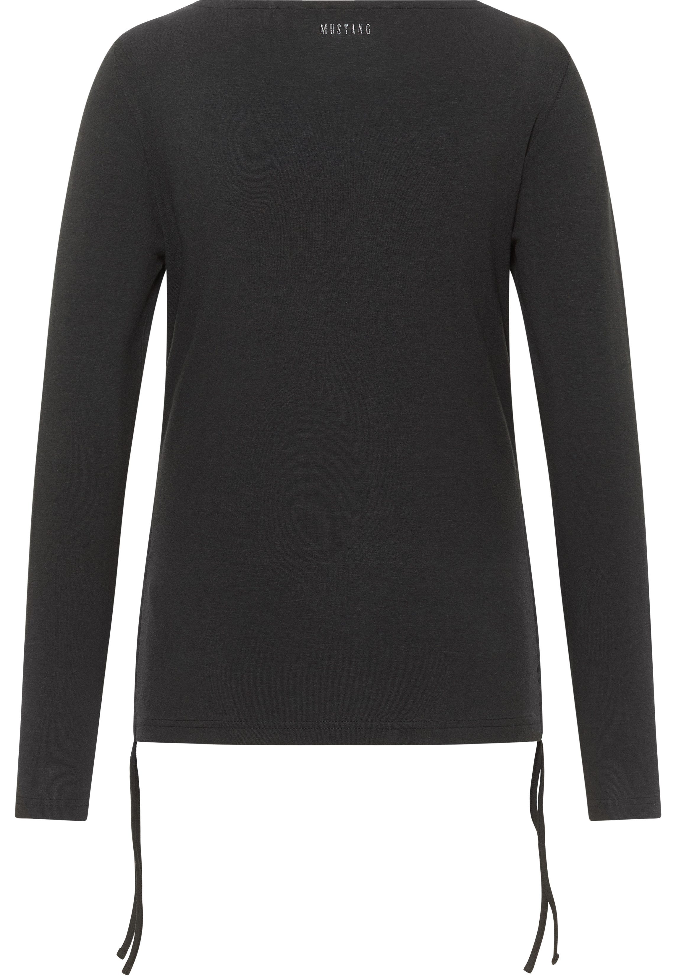 MUSTANG Langarmshirt Style Delia mit Zugbändern