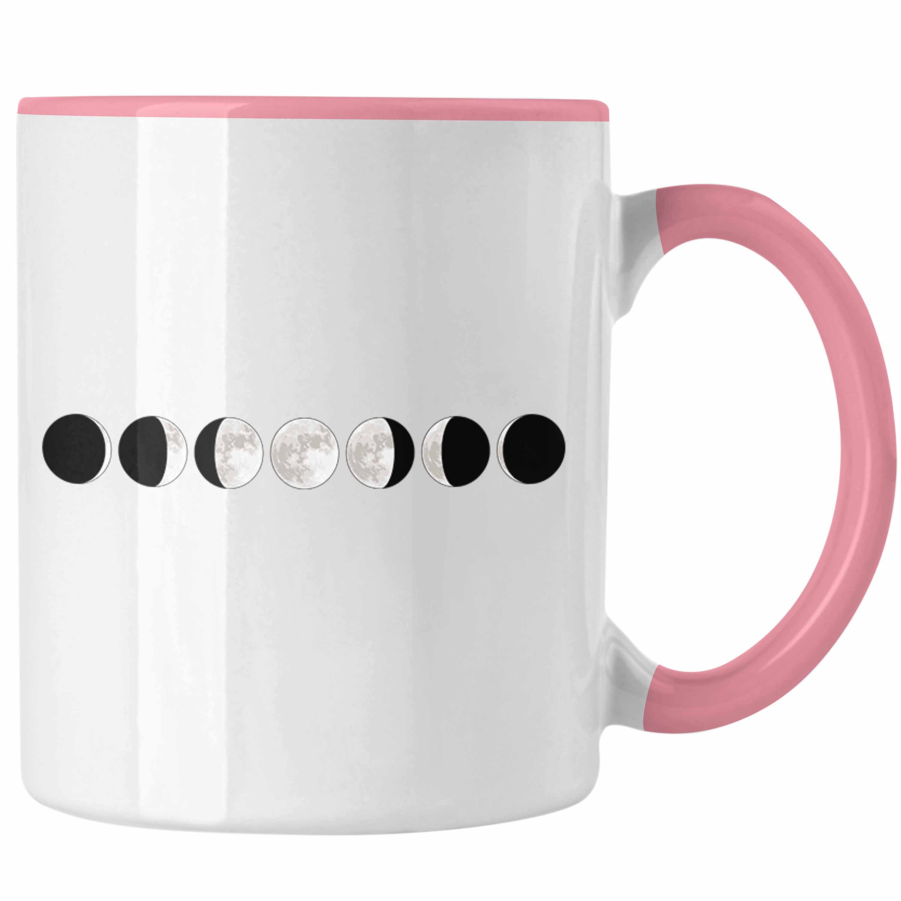 Astronomie-Liebhaber Rosa Mondphasen Trendation Tasse Tasse für Geschenk